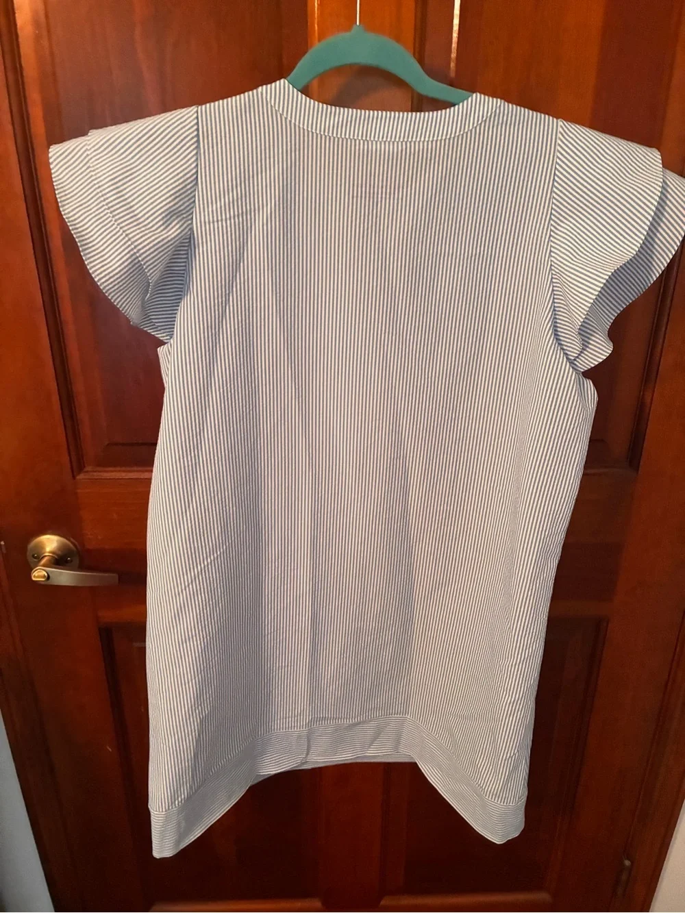 Vineyard Vines Harbor Flutter Tunic Dress - performance seersucker - Large - Picture 3 of 3